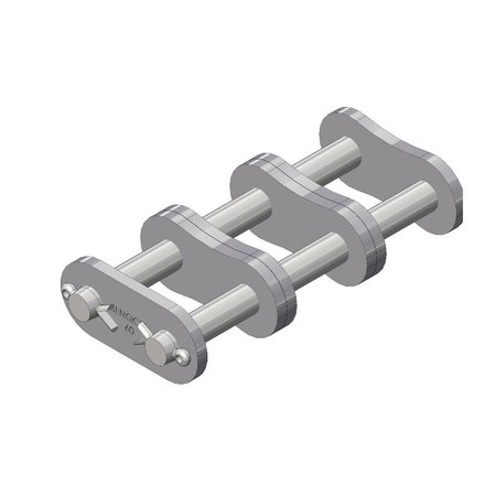 SENQCIA INSPIRE SERIES 60-3 Cl Otter Pin Type ASME/ANSI Std Roller Chain Triple 3/4" Pit, PK5 60-3CLCP